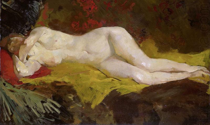 Reclining nude, George Hendrik Breitner